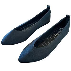 Journee Collection Veata Knit Ballet Flats Grey New Size 10